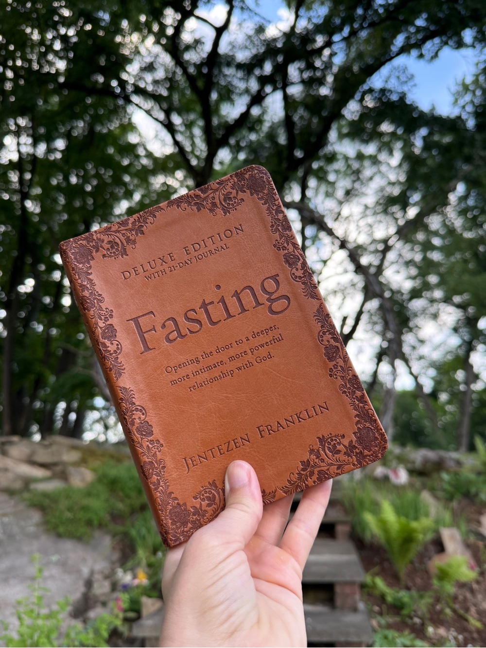 Fasting Deluxe Edition 21 Day Journal Relationship to God by Jentezen Franklin
